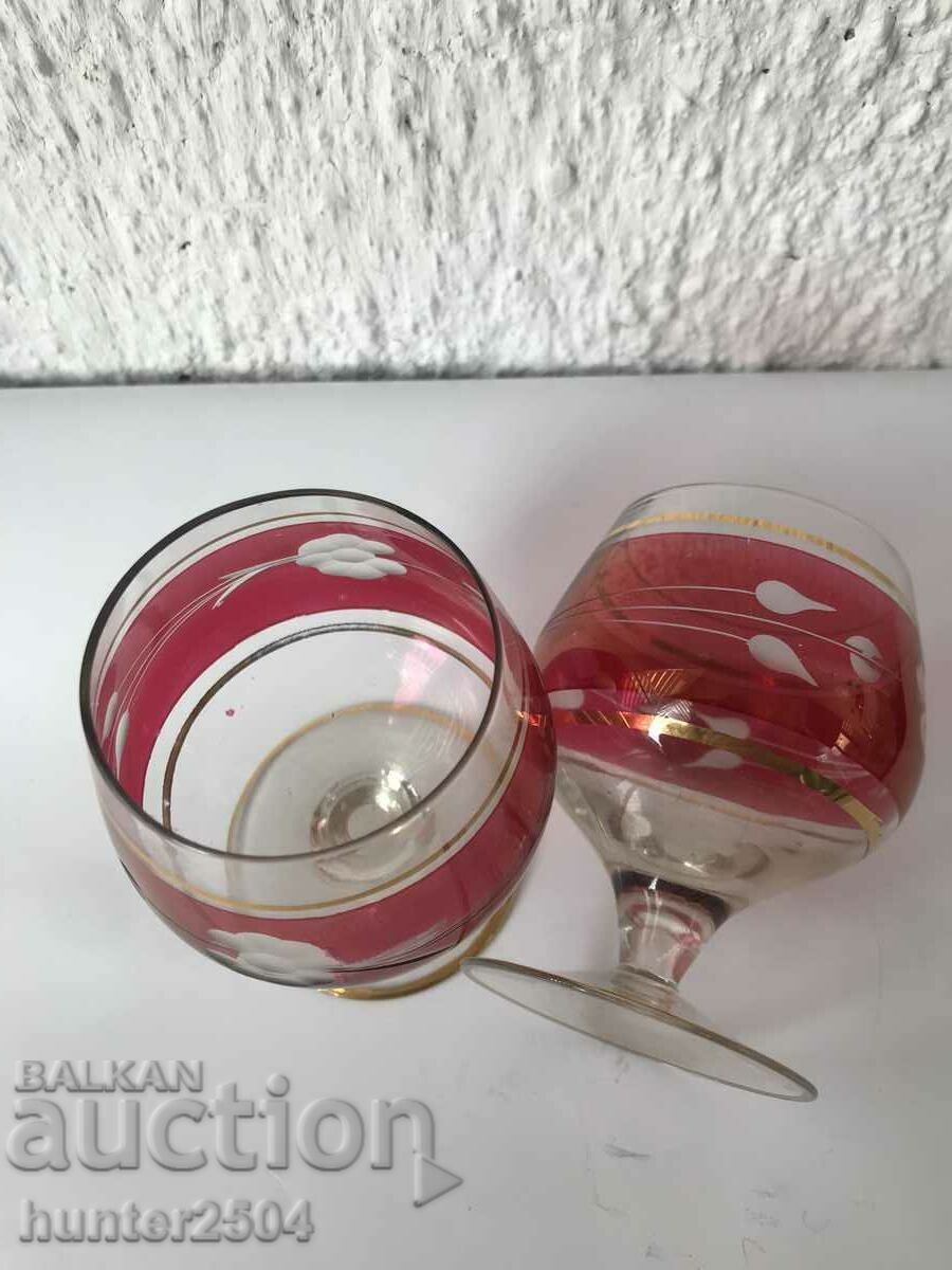 Glasses on a chair - 8.5 cm, colored, engraved with price 15.95 BGN | € 8.16 Glasses on a chair - 8.5 cm, colored, engraved with price 15.95 BGN | € 8.16