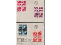 PSP Overprint 100 years Postmark 1940 St. Zagora 2 envelopes