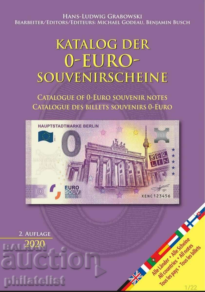 Catalog of souvenir banknotes - 0 euros