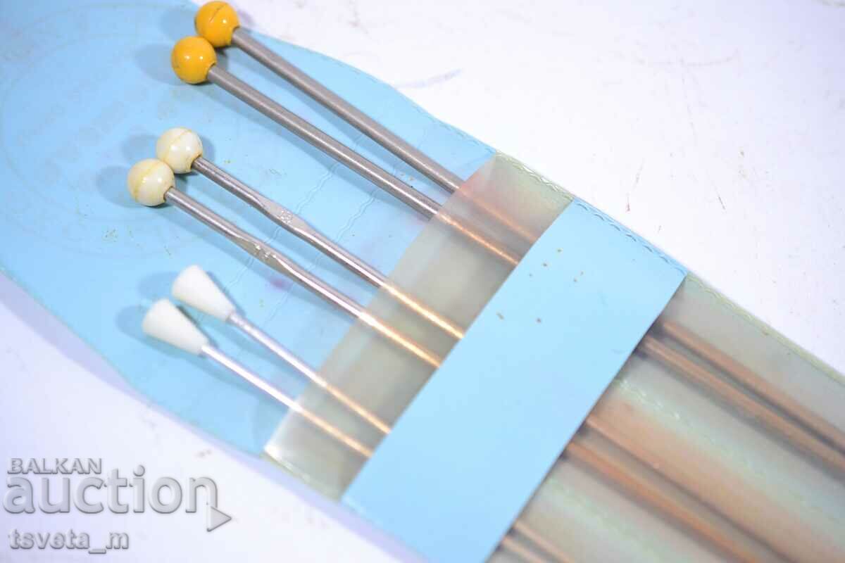 Set of knitting needles 3 x 2 pcs OKS - SP - COOPERATOR SOFIA with price 7.00 BGN | € 3.58