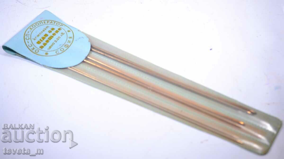 Auction  Set of knitting needles 3 x 2 pcs OKS - SP - COOPERATOR SOFIA