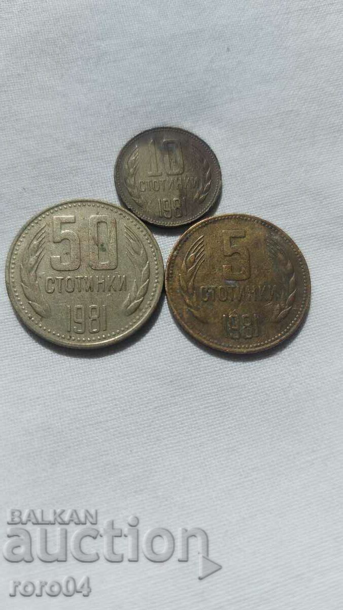 Auction 5 - 10 - 50 CENTS - 1981 Auction 5 - 10 - 50 CENTS - 1981