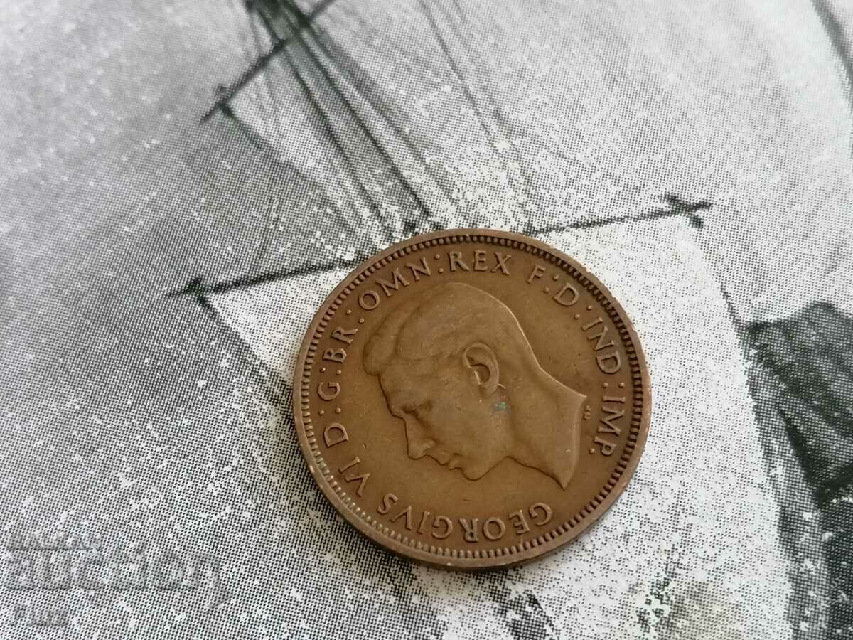 Coin - UK - 1/2 (half) penny | 1940 with price 4.40 BGN | € 2.25 Coin - UK - 1/2 (half) penny | 1940 with price 4.40 BGN | € 2.25
