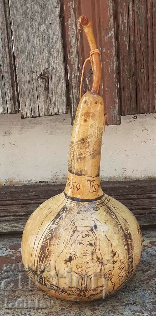 Hand painted decorative gourd Hand painted decorative gourd