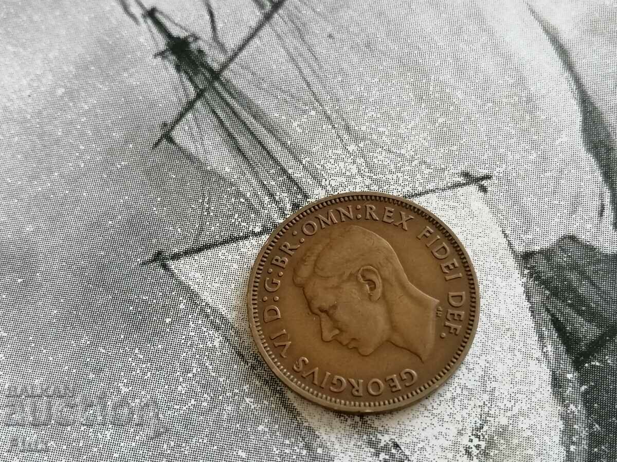 Coin - UK - 1/2 (half) penny | 1952 with price 4.35 BGN | € 2.22 Coin - UK - 1/2 (half) penny | 1952 with price 4.35 BGN | € 2.22