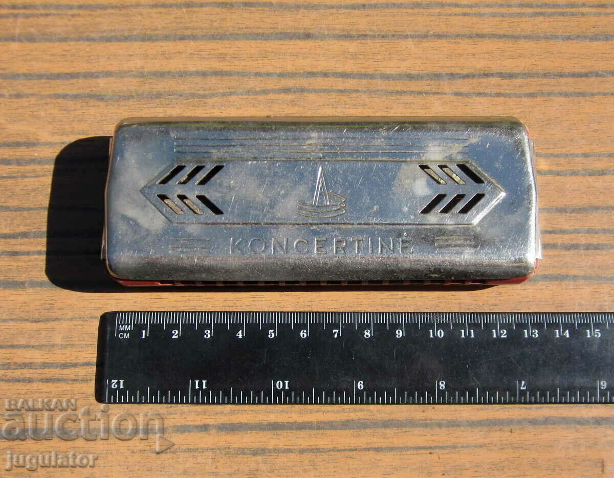 Auction old KONCERTINE harmonica Auction old KONCERTINE harmonica