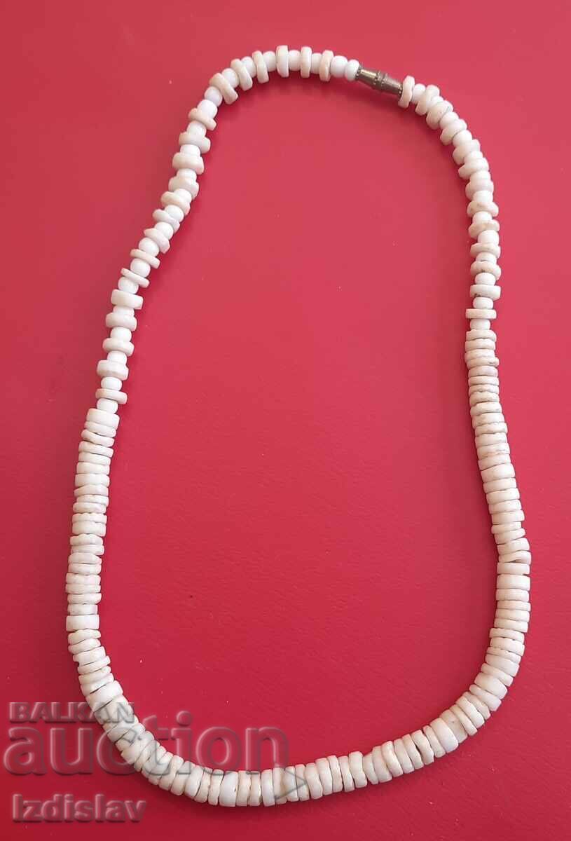 Necklace made of seashells Necklace made of seashells