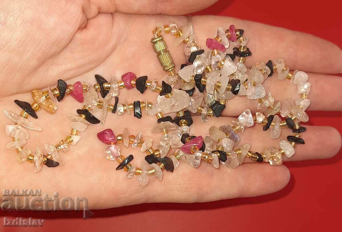 Necklace made of natural stones. with price 25.00 BGN | € 12.78 Necklace made of natural stones. with price 25.00 BGN | € 12.78