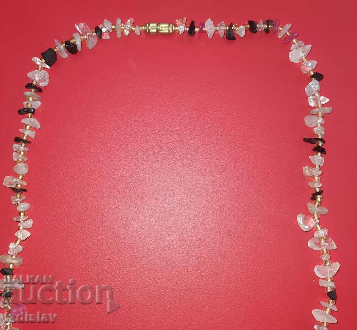 Auction Necklace made of natural stones. Auction Necklace made of natural stones.