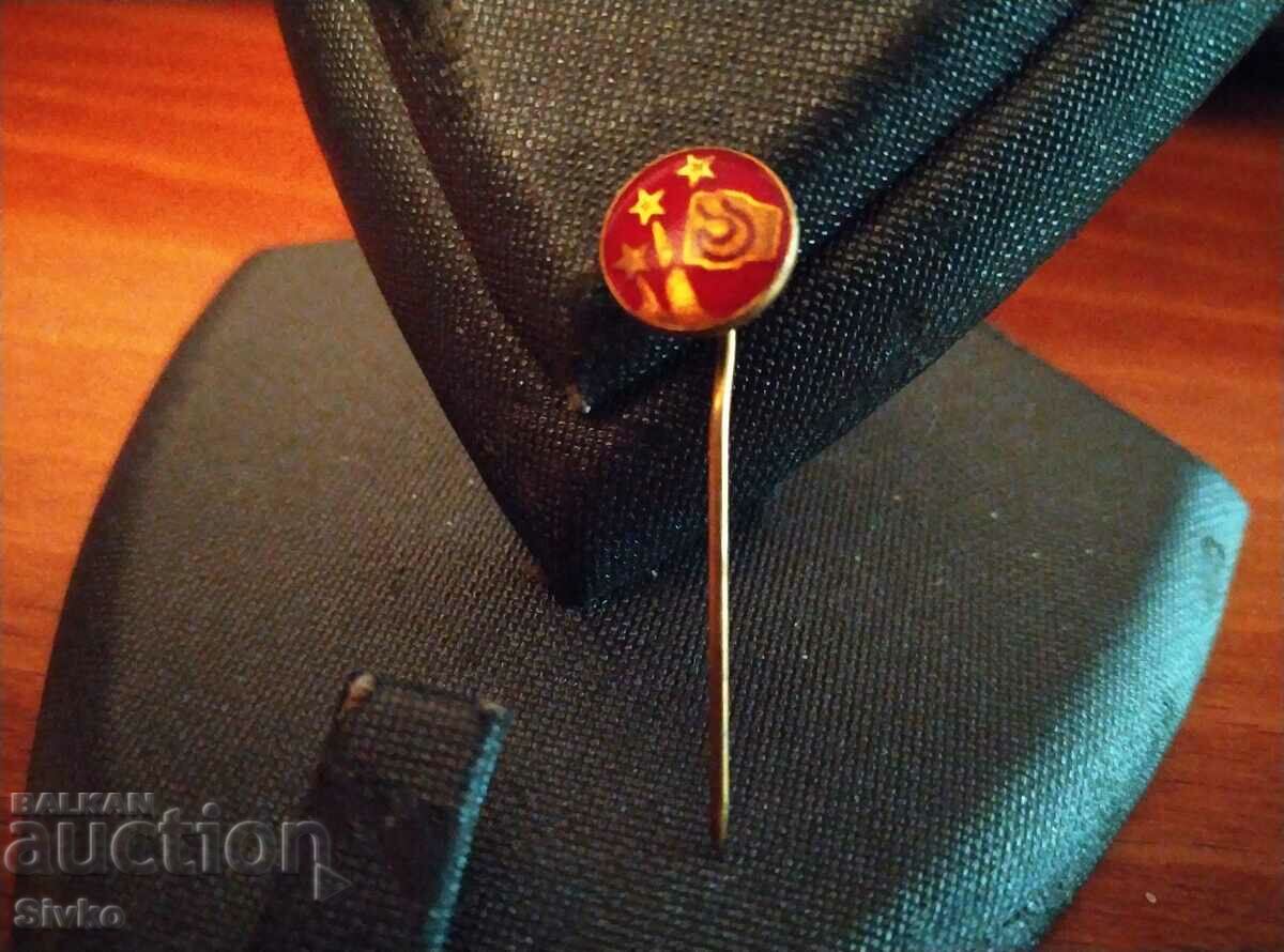 Communism stars badge