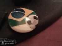 Значка футбол Бразилия