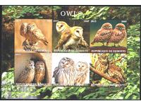 Clean Block Fauna Birds Owls 2015 din Djibouti
