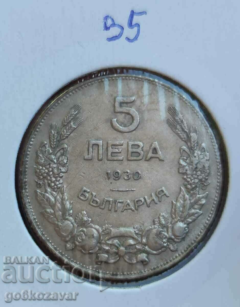 Bulgaria 5 BGN 1930 Colecție!