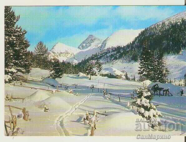 Card Bulgaria Winter landscape 26*