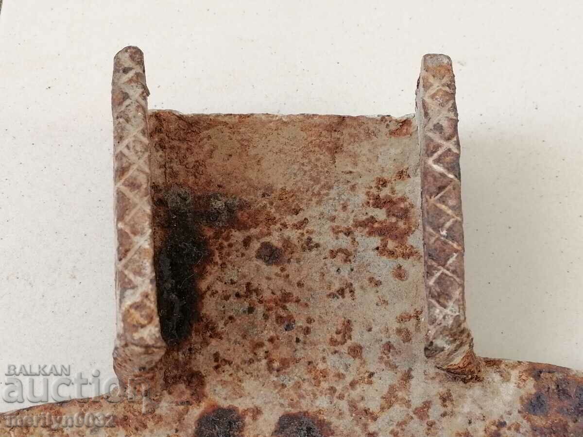 Auction Old forged plow, plow, lemish Auction Old forged plow, plow, lemish