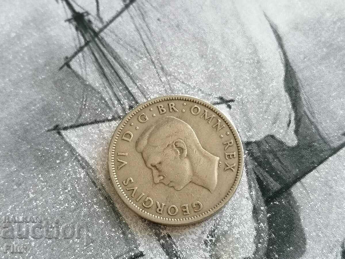 Coin - United Kingdom - 2 shillings | 1947 with price 2.95 BGN | € 1.51 Coin - United Kingdom - 2 shillings | 1947 with price 2.95 BGN | € 1.51