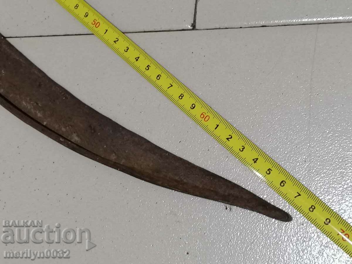 Old hand-forged mowing hair, wrought iron - 5 Old hand-forged mowing hair, wrought iron - 5