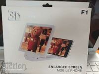 Frame stereo zoom for telephone