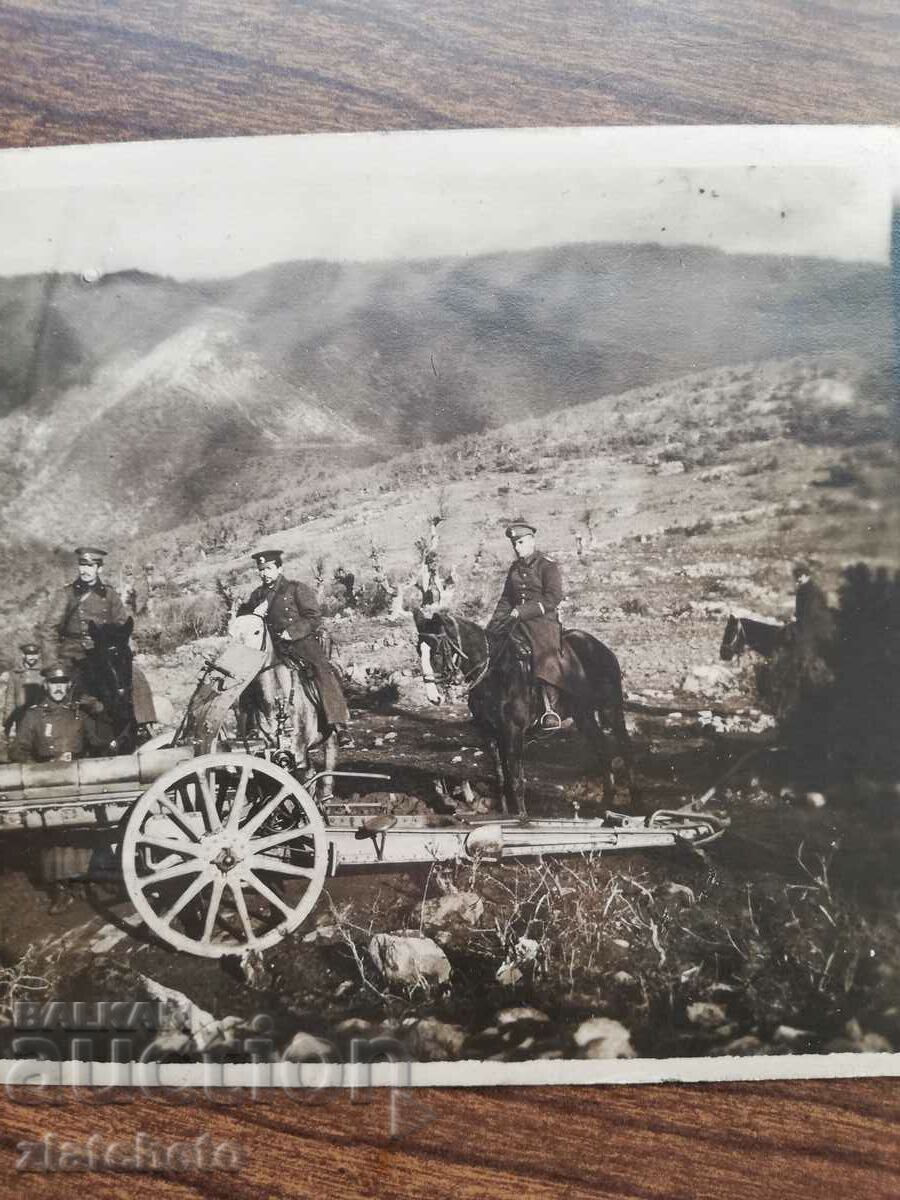 Auction Old photo Kingdom of Bulgaria - PSV southern front, artillery Auction Old photo Kingdom of Bulgaria - PSV southern front, artillery