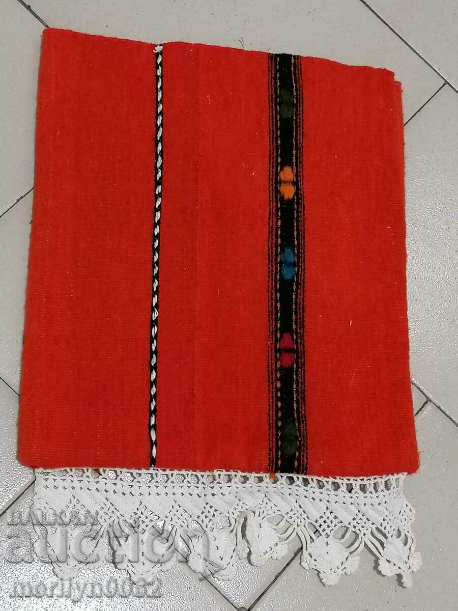 O pungă veche, învelită de mână, cu pungă - 5