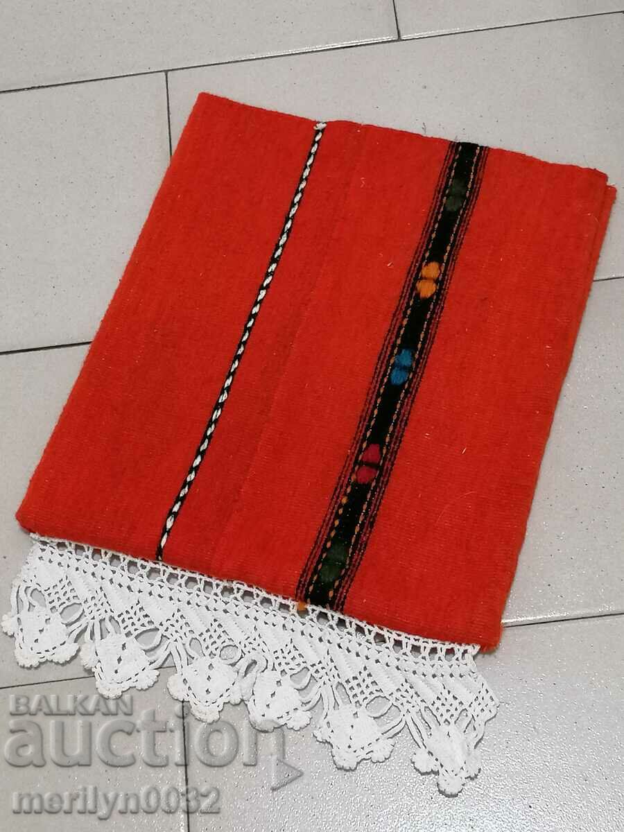 An old, hand-wraped keldard pouch with a purse