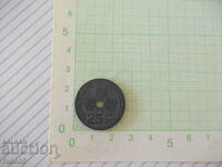 Coin "25 C/centime/ - BELGIE - BELGIQUE - Belgium-1944."