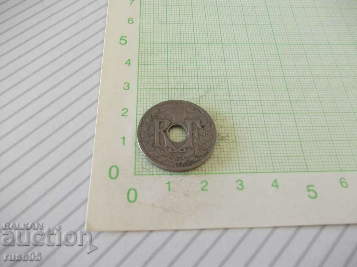 Auction Coin "25 CMES / centime / - France - 1925." Auction Coin "25 CMES / centime / - France - 1925."