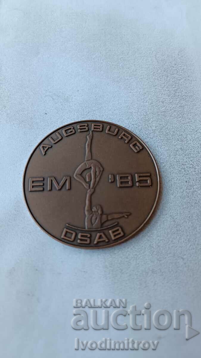 DSAB EM '85 AUGSBURG plaque