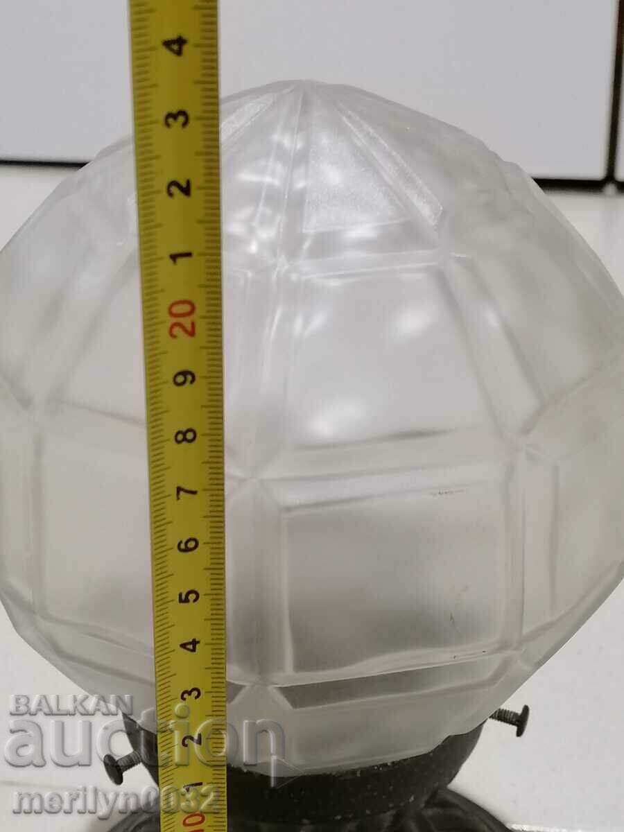 Auction Old glass lampshade lampion electric lamp Auction Old glass lampshade lampion electric lamp