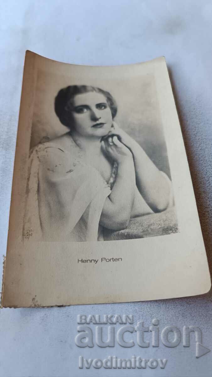 Carte poștală Henny Porten din 1924