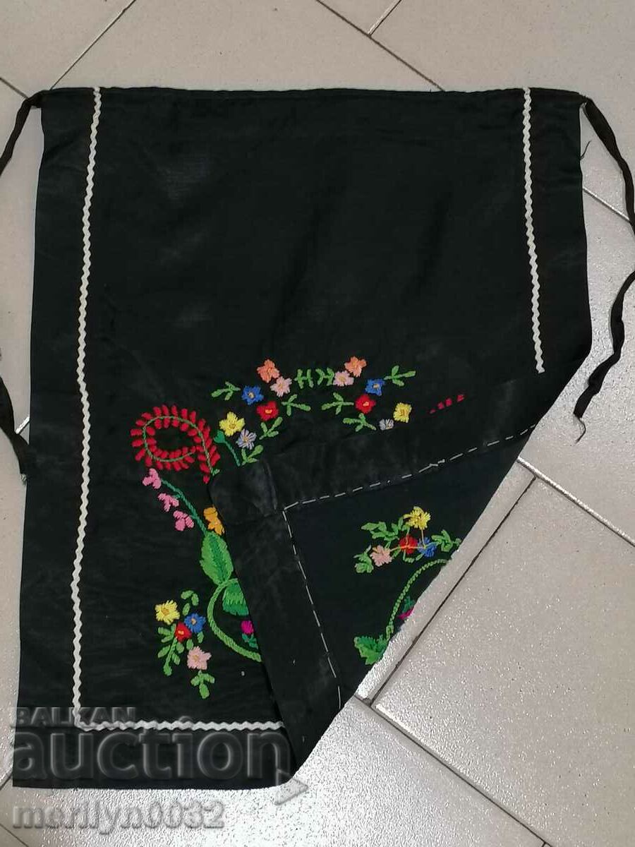 Old children's embroidered embroidered apron costume - 6 Old children's embroidered embroidered apron costume - 6