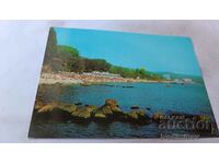 Пощенска картичка Дружба Плажът 1985