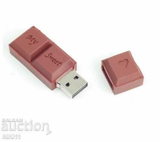 Флашка Шоколад USB 32 GB , Флаш памет