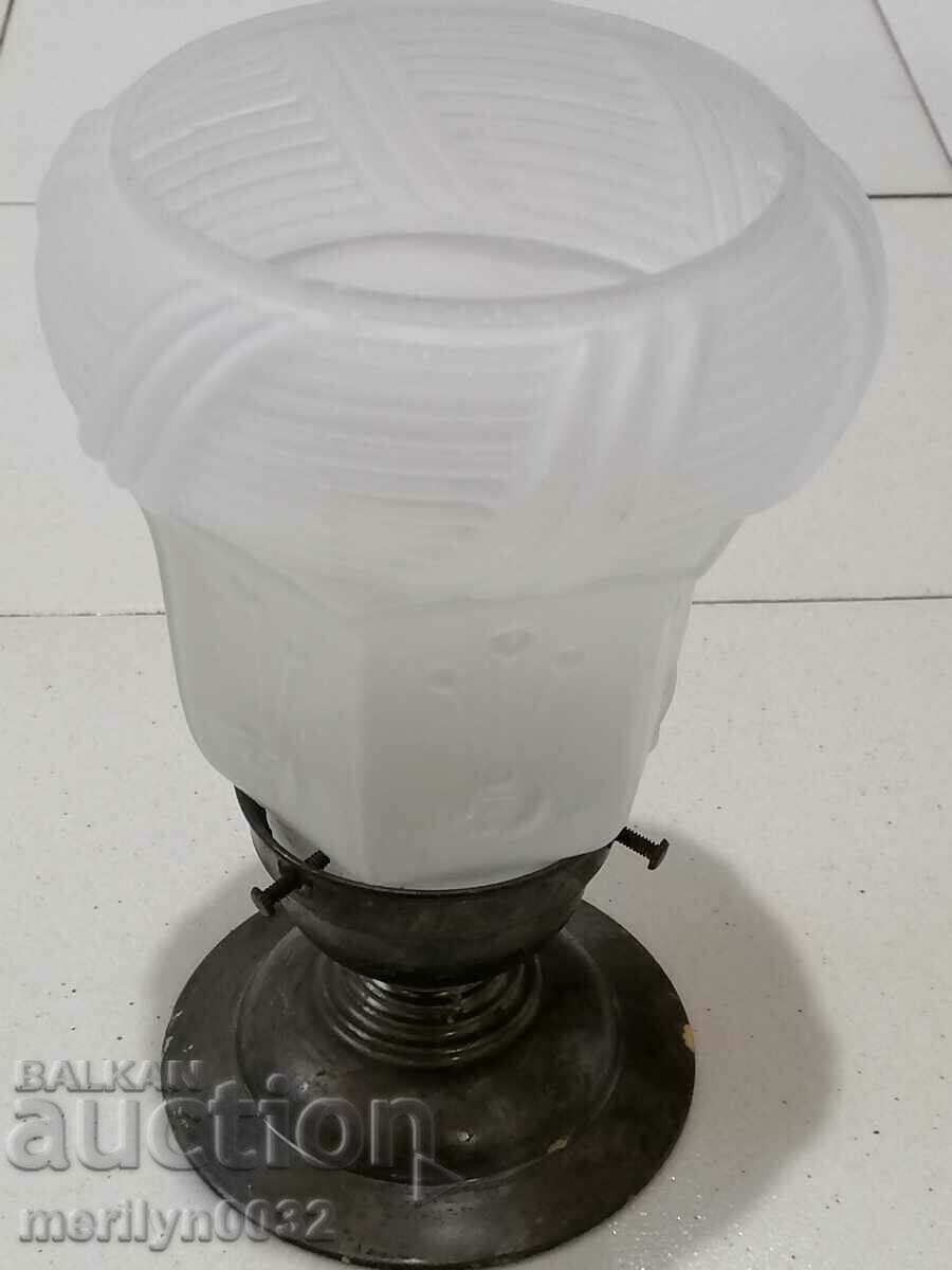 Glass lampshade Kingdom of Bulgaria lantern electric lamp with price 99.00 BGN | € 50.62 Glass lampshade Kingdom of Bulgaria lantern electric lamp with price 99.00 BGN | € 50.62