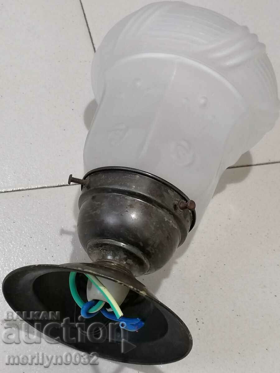 Delivery of Glass lampshade Kingdom of Bulgaria lantern electric lamp Delivery of Glass lampshade Kingdom of Bulgaria lantern electric lamp