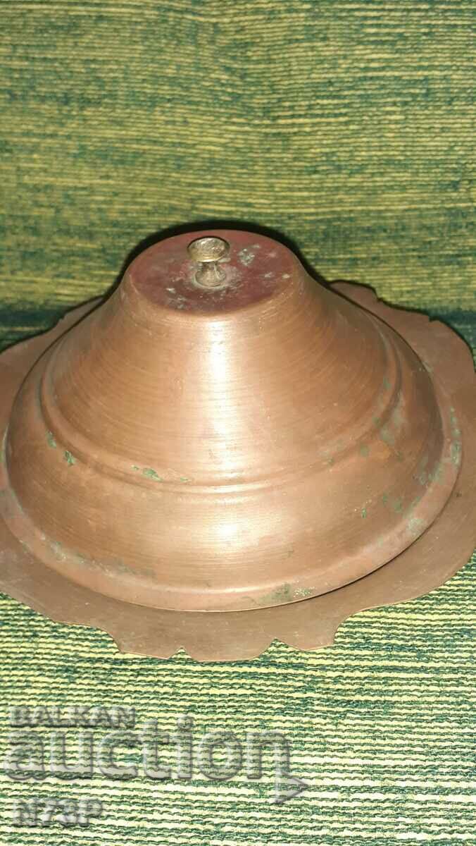 OLD COPPER POT. LID. BAKER. - 5 OLD COPPER POT. LID. BAKER. - 5