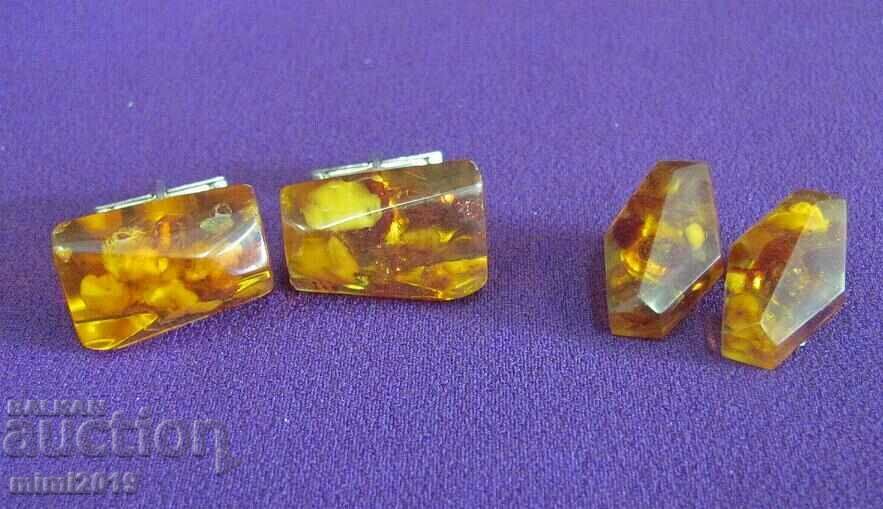 Стари Кехлибарени Бутонели и Обеци - 5 Стари Кехлибарени Бутонели и Обеци - 5