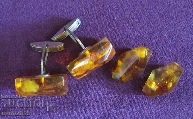 Стари Кехлибарени Бутонели и Обеци - 7 Стари Кехлибарени Бутонели и Обеци - 7