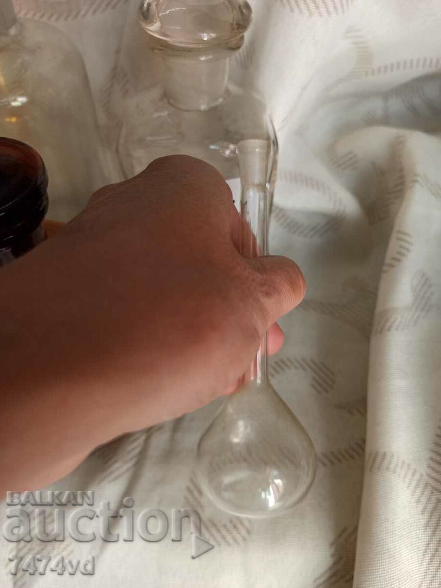 STICLE VECHI DE FARMACIE, BASONE, ETC - 6 STICLE VECHI DE FARMACIE, BASONE, ETC - 6