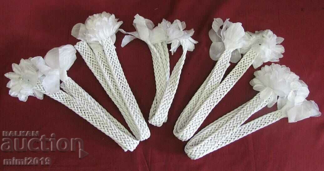 5 buc. Curele noi pentru domnisoare de onoare - Nunta 5 buc. cu preț 16.80 BGN | € 8.59 5 buc. Curele noi pentru domnisoare de onoare - Nunta 5 buc. cu preț 16.80 BGN | € 8.59