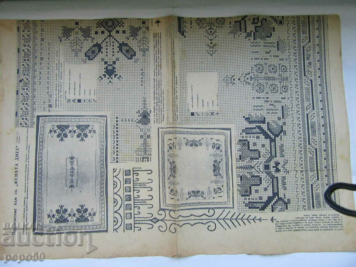 KNITTING AND KNITTING FROM THE WOMAN TODAY - 1969. with price 2.00 BGN | € 1.02