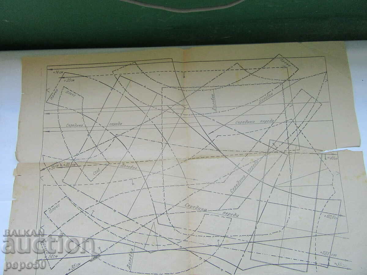 Delivery of APPENDIX WITH PATTERNS FROM SP.RABOTNICA/USSR/-1971.