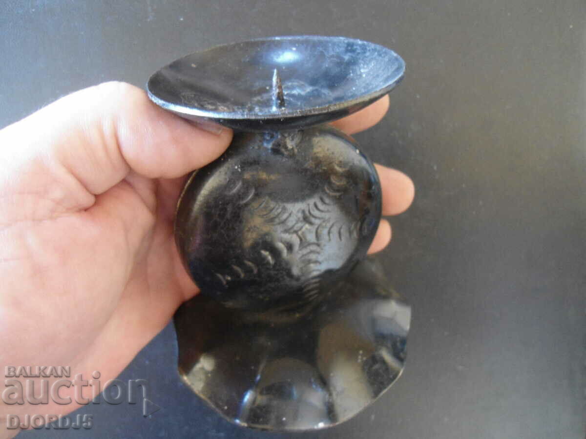 Old forged metal candlestick - 7 Old forged metal candlestick - 7
