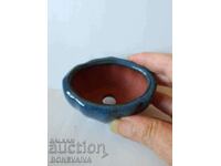 container pot for cactus succulent bonsai ceramic glaze