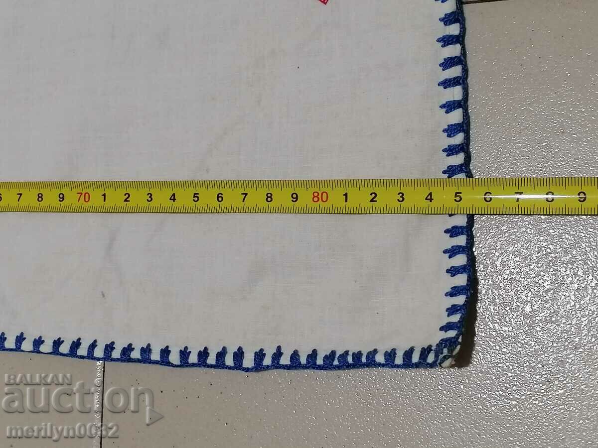 Auction Old embroidered tablecloth mile Bulgarian embroidery carpet Auction Old embroidered tablecloth mile Bulgarian embroidery carpet