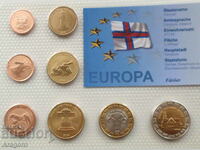 euro set Faroe Islands 2004 ESSAI PATTERN PROBE Faroe isl