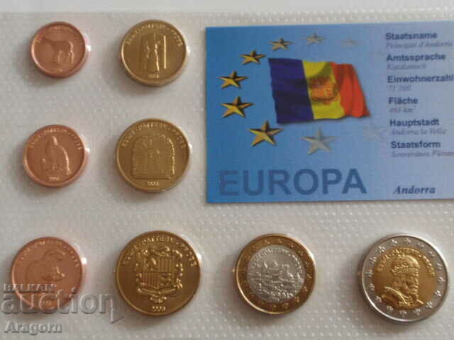 euro set Andorra 2006 ESSAI PATTERN PROBE Andorra 2006