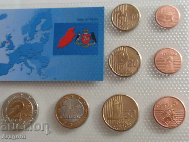 euro set Isle of Man 2006 ESSAI PATTERN PROBE Isle of Man with price 59.99 BGN | € 30.67 euro set Isle of Man 2006 ESSAI PATTERN PROBE Isle of Man with price 59.99 BGN | € 30.67