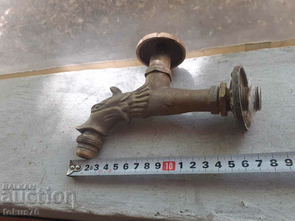 Old bronze lion dragon faucet - 6 Old bronze lion dragon faucet - 6