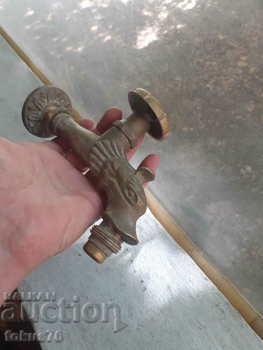 Old bronze lion dragon faucet - 7 Old bronze lion dragon faucet - 7